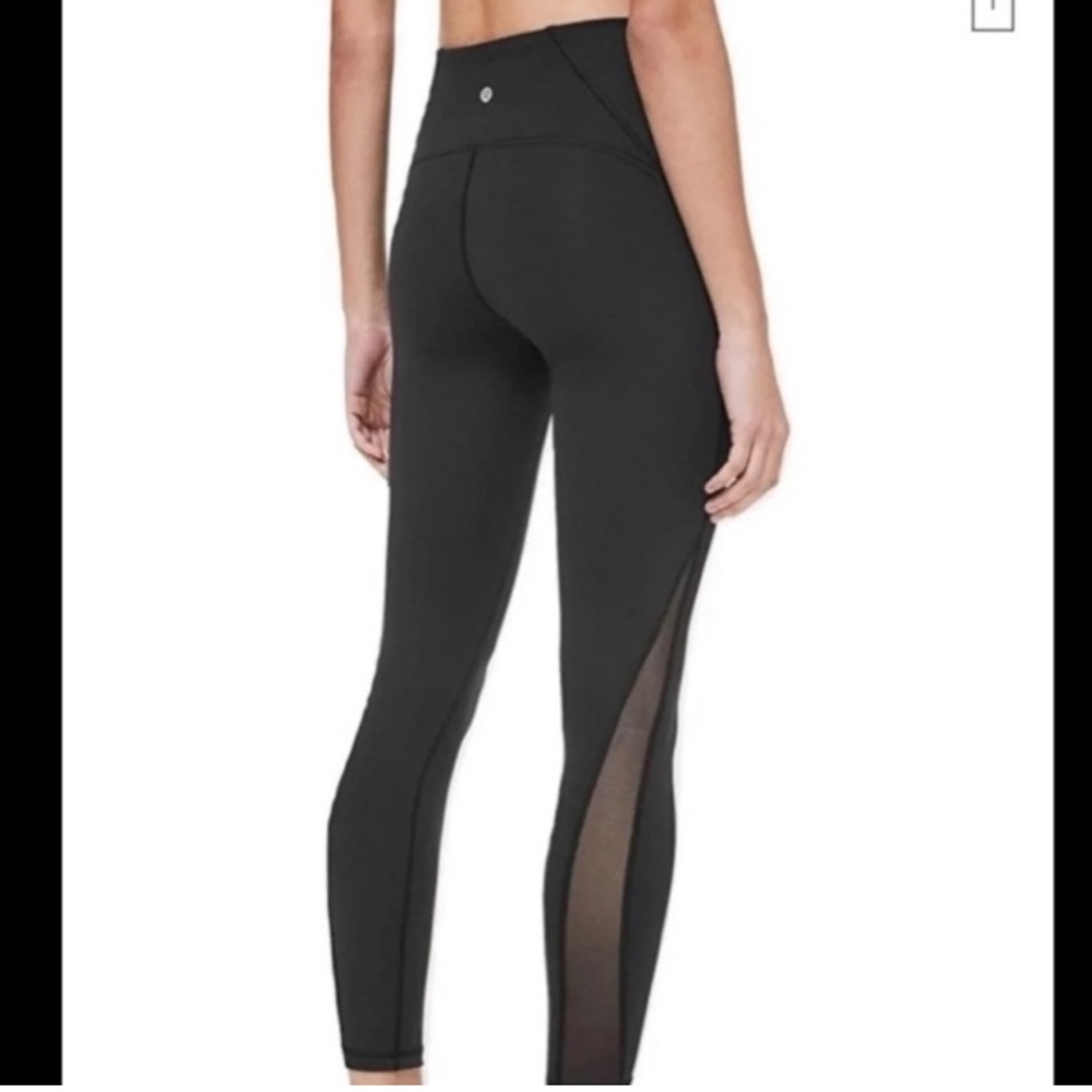 Lululemon Black Sheer Side Legging